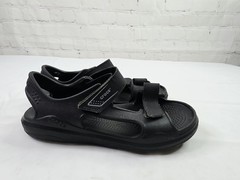 Crocs Kids Sandals Iconic Comfort Sz J3 Black 206267
