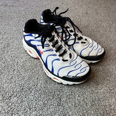 Nike Air Max Plus TN GS Athletic Sneakers Kids 5Y White game royal trainers