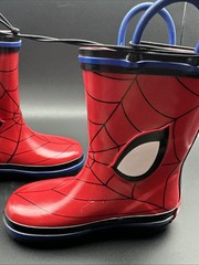 Marvels Spider-man Waterproof Boots Toddler Size 5/6 See Photos And Description