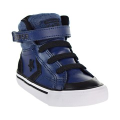 Converse Pro Blaze Strap HI Toddlers Shoes Navy-Black-White 762011C