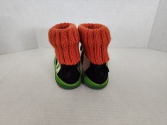 Garnet Hill Boiled Wool Slippers Big Kids Size 4 Panda Bear Slip on Cute Cozy