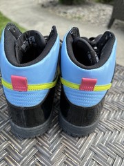 Nike Dunk High GS Sneakers Black Blue Pink 2007 Size 5.5Y 308319-033