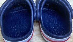 CROCS BAYABAND CLOG Child Size C4 Navy Blue Red White 205100-410