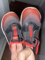 Nike Flex Runner Red/Black-White Size 7 c Toddler Sneakers Shoe Baby