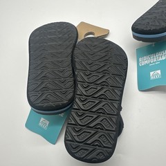 REEF Sandals Flip Flops Elastic Back Boys/Kids Lightning Bolt Flops