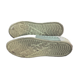 Native Jefferson Kid Size Juniors 4 Greens Slip On Sneaker