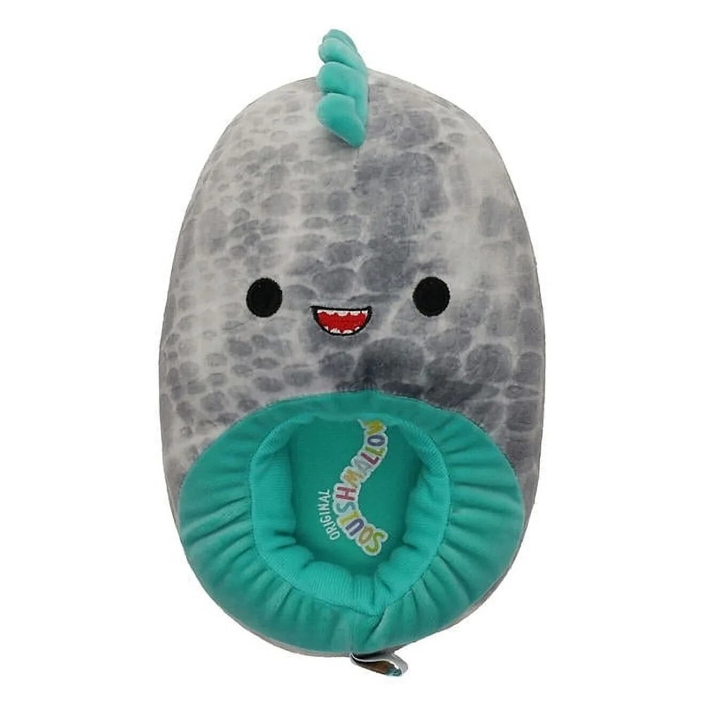 Squishmallows Chuey the Dinosaur Plush Slippers for Children 2/3