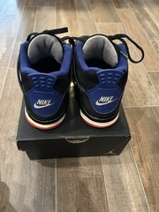 Kid’s Jordan 4 Retro OG (PS) Black/Fire Red-Deep Royal Blue (IB4388 003) Size 3Y