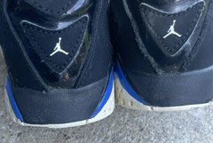 Nike Air Jordan True Flight Black Game Royal 342964-042 Size 1y No Soles / Laces