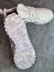 adidas Kaptir Flow – White Grey Purple Camo (JR0430) Size 5Y Women’s 6