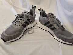 Adidas MULTI X J Size 6 Grey/Black EUC