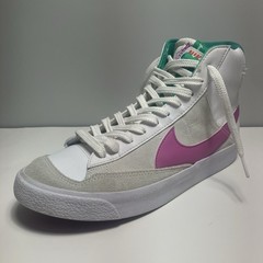 Nike Youth Blazer Mid 77 Dance White Green Pink Shoes Sz 7Y