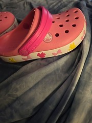 Crocs Fun Lab Minnie Mouse Lights Clogs Sz C 9 Pink Girls Kids Sandals Disney