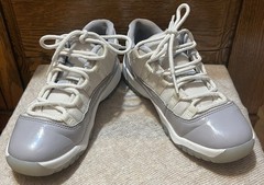 Nike Air Jordan 11 Retro Low BP Cement Grey Size 1.5 Kids Unisex Sneakers