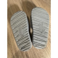 Puma Cool Cat Kids Grey Black Athletic Slide Sandals Size 12C CFB-8623