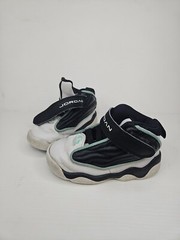 Jordan Pro Strong Td Tiffany Size 7 Black White Green Kid Sneakers Classiccore