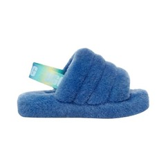 Big Kid’s and Little Kid’s UGG Fluff Yeah Slide Mystic Blue Gradient