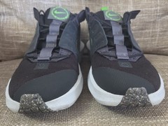 Nike Crater Impact Black Iron Grey Electric Green Youth Size 7Y DB3551-001