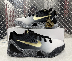 Nike Kobe IX Low EM (GS) Black/Metallic Gold/White Youth 4.5Y FV3607-002