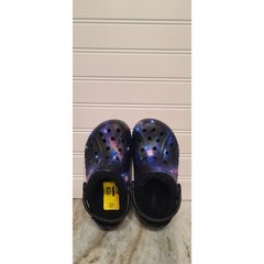 Crocs Kids Baya Lined Printed Clogs Galaxy Size C 11 NEW