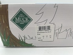 Tried On Muck Element Kids Pink Pull On Waterproof Comfort Mid Boots 2 Youth