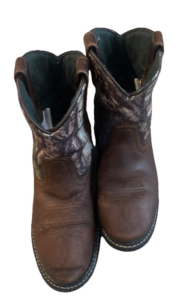 Smoky Brown Camo Boot Style 2453C Unisex Boys 12R