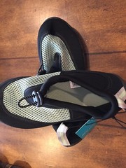 West Loop size Medium 2-3 Kids Aqua Shoes Green Black Water Summer Beach Shoes