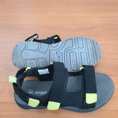 Cat & Jack Sandals Youth 4 Sport Strappy Faux Leather Hook & Loop Comfort