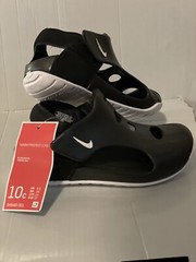 New Nike Sandals For Kids – Sunray Protect 3 Black And White-size 10- Unisex