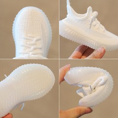 Children’s Spring And Autumn New Leisure Coconut Sports Breathable Mesh Shoes