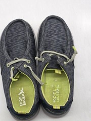 Eddie Bauer Shoes Kids Size 3 Blue Liam Moccasin Lace Up Casual Stains