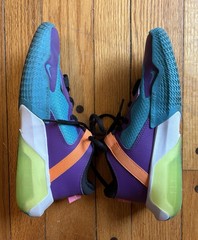 Nike(GS) Nike Air Zoom Crossover ‚Green Blue Purple‘ Basketball Shoe – 4Y EUC