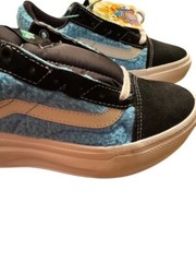 Vans X Sesame Cookie Monster Sneakers Blue, Black, White Mens 3.5, Women’s 5