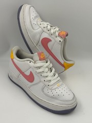 Size 6.5 (GS) – Nike Air Force 1 LV8 Low White Light Madder Root Speckled