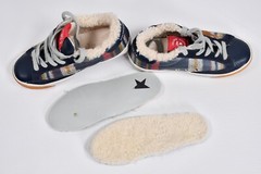 Golden Goose X Bonpoint Fur-Lined Sneakers size 28 / 5Y