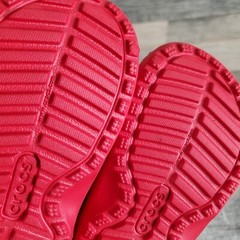 Crocs Classic Lined Santa Kids Clog 8 C8 Slip-On Slingback Shoes NWOB