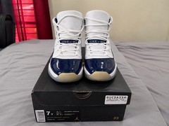 Nike Air Jordan 11 Retro Win Like ’82 Midnight Navy White Size 7Y GS OG Box