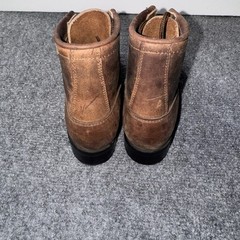 Justin Boots Kids Brown Leather Lace Up Kiltie Boots Size 10 D Comb Last 545C