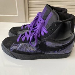 Nike Blazer Oregon Purple Mid Black Size US Unisex 5.5Y Sneakers Collectors NWOT