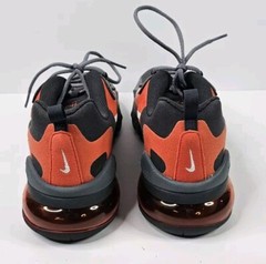 Nike Air Max 270 React Running Shoes Grey Orange ACG BQ0103-006 7Y
