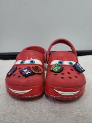 Crocs Lightning Mcqueen Classic Clog Cars Disney Pixar Light Up Red C 10