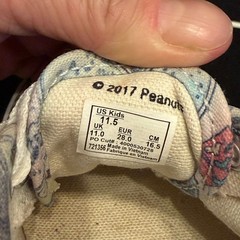 Vans x Peanuts Authentic ‚Comics‘ Snoopy 2017 Sneakers Little Kids sz 11.5