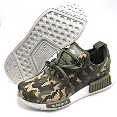Adidas Originals NMD R1 J Olive Strata (GS) Youth shoes HQ1652 sz 4-6.5
