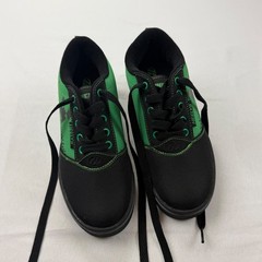Heelys Minecraft Pro 20 Kids Size 3 Green Black Creeper Skate Shoes 10542