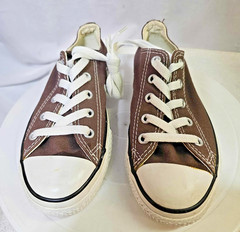 Converse Chuck Taylor All Star Low Top Shoes Brown KID US Sz 12.5″ EUR 30″- A444