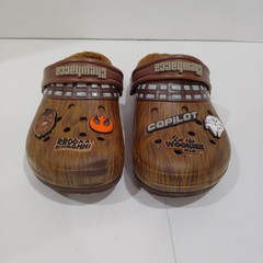 Crocs Star Wars Chewbacca Clogs Kids J3 Youth Brown Wookiee Shoes