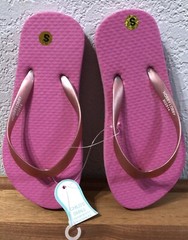 Girls Youth Flip Flops Spring Size Small Lot Of 3