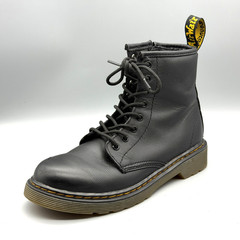 Dr. Doc Martens Junior 1460 Softy T Leather Boots Kids US Size 3 Side zipper