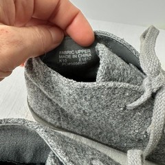 Crewcuts Kids Gray Wool Blend Chukka Boots Lace Up Casual Shoes Size K10