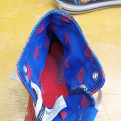 Unisex CONVERSE ALL STAR DC Comics SUPERMAN Shoe Youth Size 2